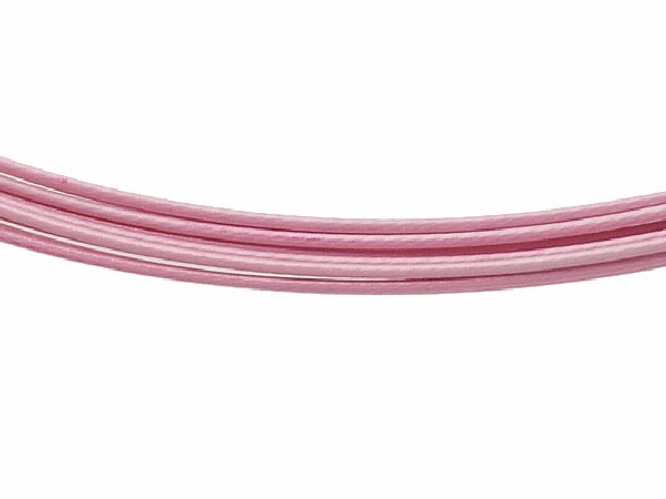 GARGANTILLA EN ACERO COLOR ROSA -10ud-