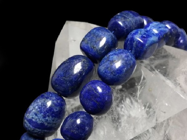 HILO LAPISLAZULI BARRILETE IRREGULAR