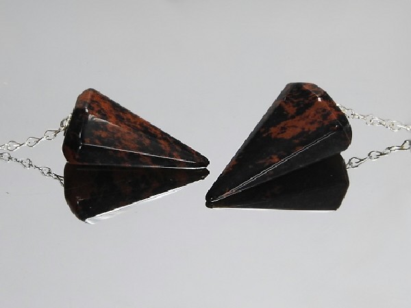 PENDULO OBSIDIANA CAOBA (2ud)