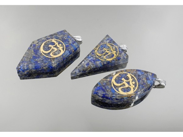 Colgante orgonite lapislazuli variado (3ud)