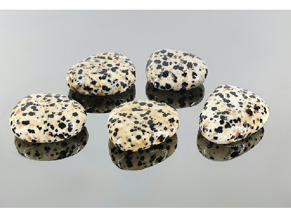 COLGANTE PERITA JASPE DALMATA (5UD)