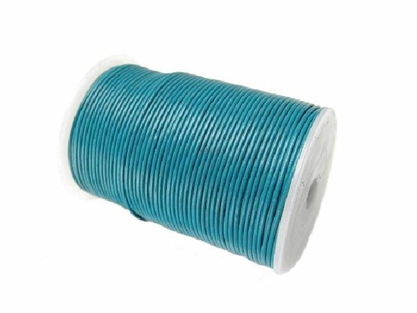 Cuero azul encerado 2mm rollo (100mts)