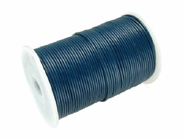 CUERO AZUL OSCURO 2mm ROLLO -100mts-