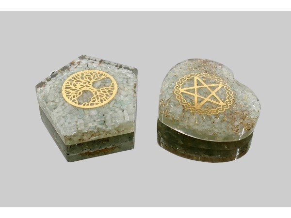 Colgante orgonite amazonita variado (2ud)