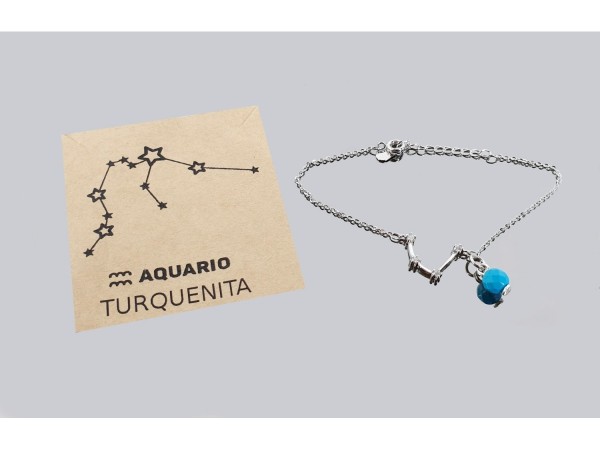 Pulsera constelacion Turquenita Acuario