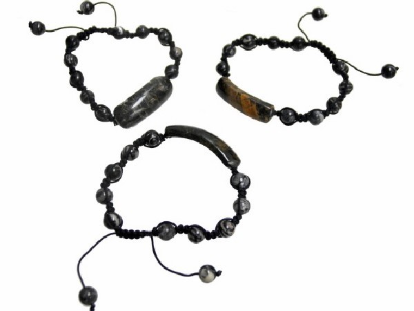 PULSERA SHAMBALA CENTRO JASPE PICASSO -1ud-