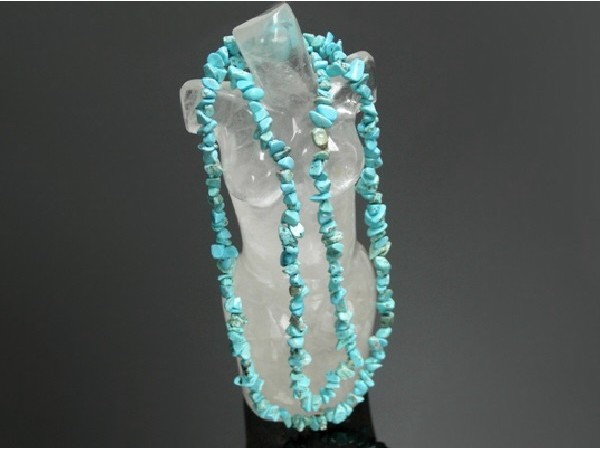 COLLAR CHIP TURQUENITA AZUL (10ud)