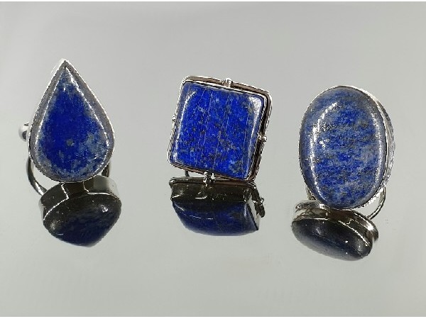 ANILLO CABUJON LAPISLAZULI PLATA