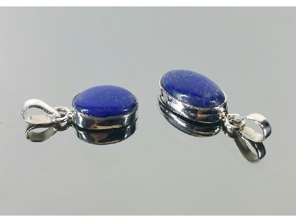 Colgante cabujon lapislazuli plata(1ud)