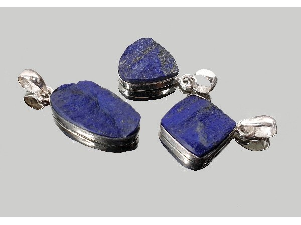 Colgante lapislazuli natural plata