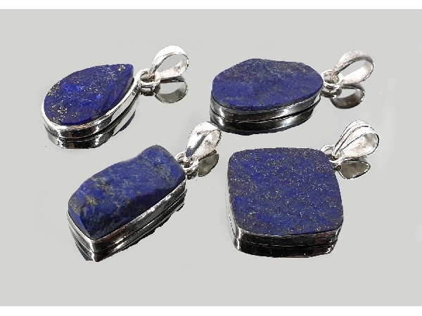 Colgante lapislazuli natural plata