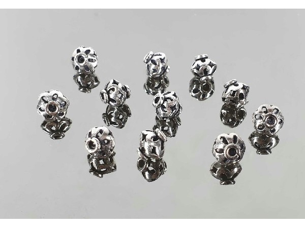 Fornitura plata bola calada 7mm (12ud)