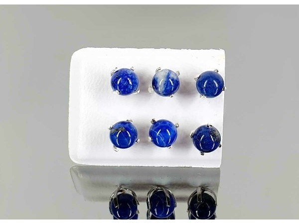 PENDIENTE GARRA LAPISLAZULI P.6mm(3par)