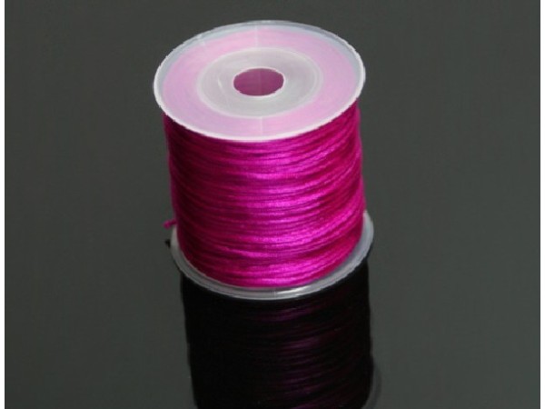 ROLLO CORDÓN COLA DE RATON SEDA FUCSIA-40mts-