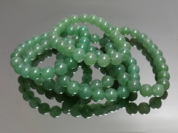 PULSERA BOLA 8mm CUARZO VERDE