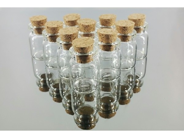 LOTE BOTELLA MINI CRISTAL (10 botellas)