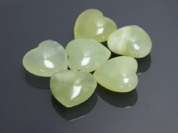 Corazon plano jade 40mm