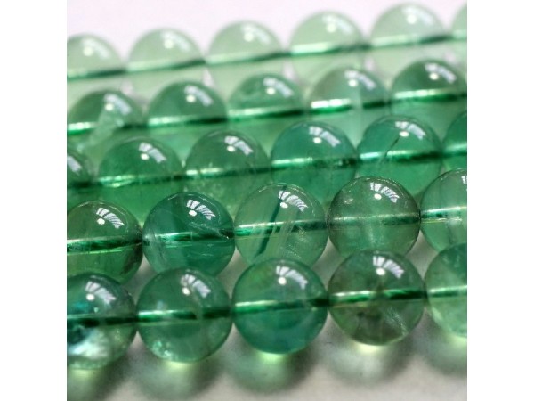 Hilo bola fluorita verde 6mm