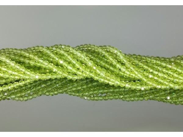 HILO BOLA FACETADO OLIVINO 3mm (1ud)