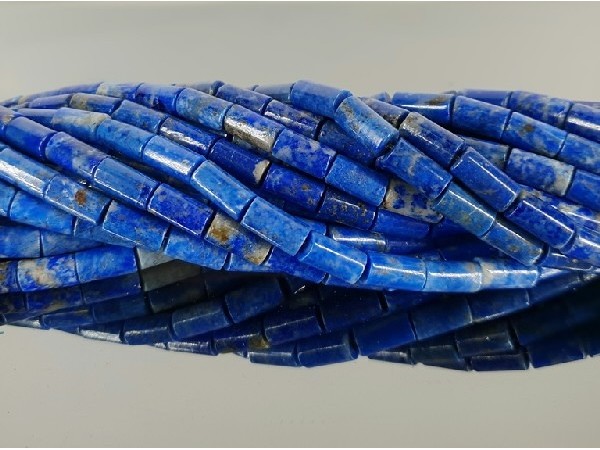 Hilo tubo lapislazuli 12x6mm primera A