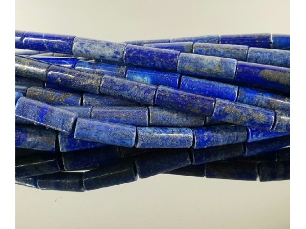 Hilo tubo lapislazuli 22x8mm primera A+