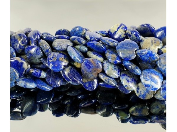 HILO CORAZON LAPISLAZULI 15X15mm PRIMERA