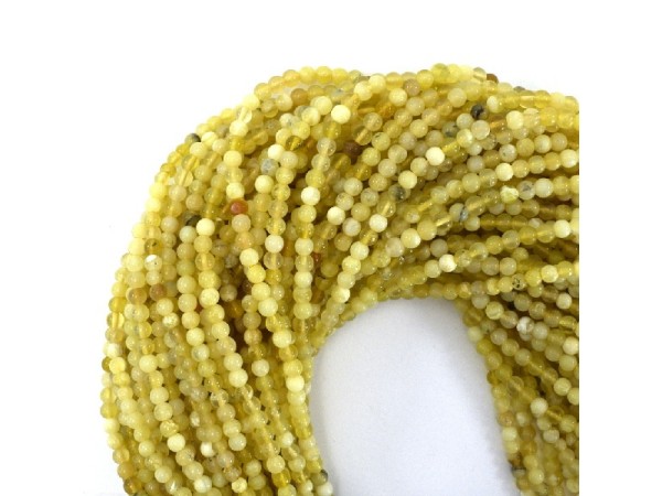 Hilo opalo amarillo 4mm