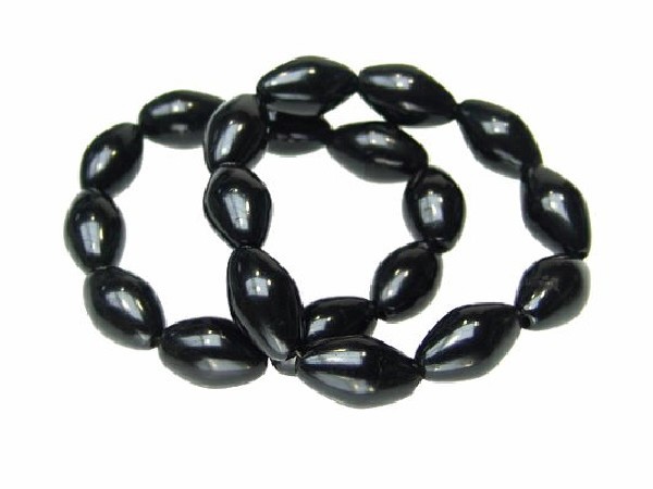 PULSERA AZABACHE SEMILLA 10mm x 20mm -1ud-