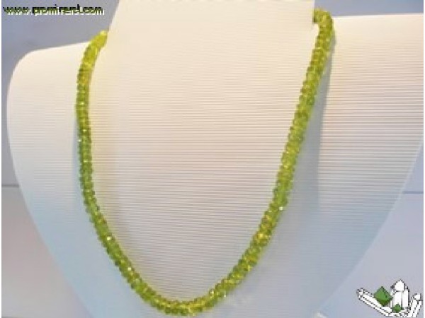 COLLAR PERIDOTO FACETEADO