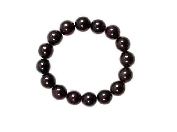 PULSERA GRANATE BOLA 11 mm