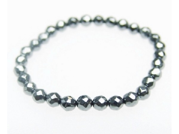 PULSERA HEMATITE  6MM FAC. (10ud)