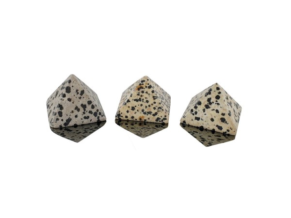 Piramide jaspe dalmata 3/4cm