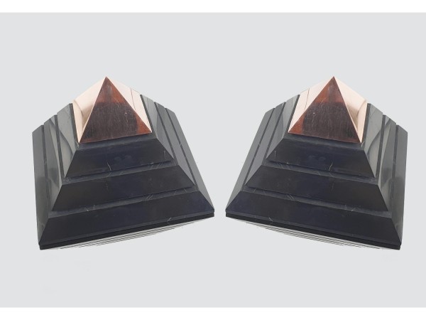 Shungita piramide cobre Sakkara 7 cm