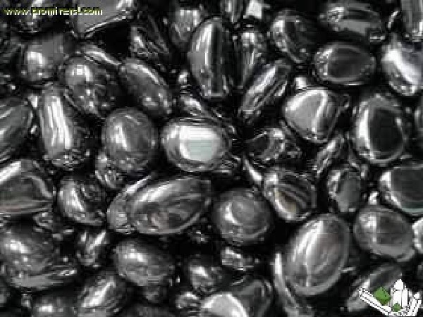 Rodado Hematite 5 a 10mm (1kg)