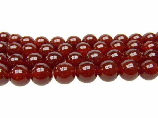 HILO BOLA AGATA ROJA 10mm