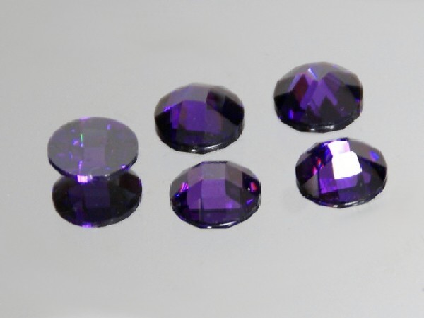 CIRCONITA VIOLETA TALLA REDONDA PLANA 15MM -10UD-