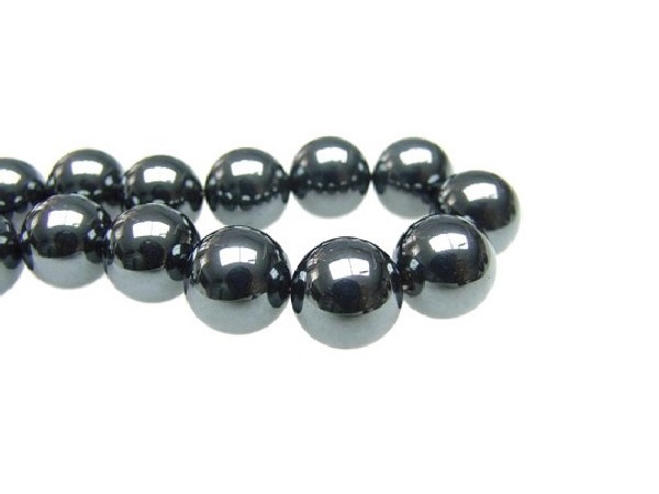 Hilo bola hematite 14mm