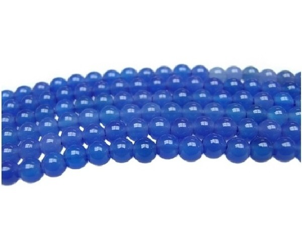 HILO BOLA AGATA AZUL 4mm