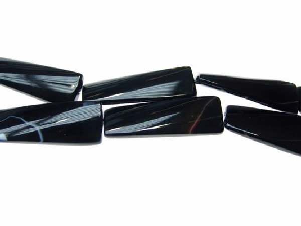 HILO RECTANGULAR AGATA NEGRA 18X54mm