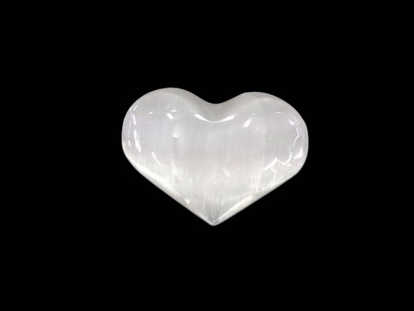 Corazon selenita 6cm comercial AB