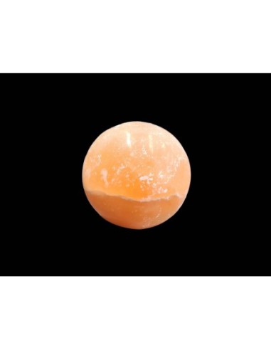 Esfera selenita naranja 8cm comercial AB