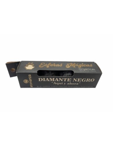 Esferas mágicas orgánicas de defumación Diamante negro - aromanza