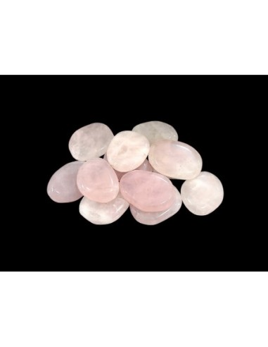 Rodado plano cuarzo rosa (250gr)